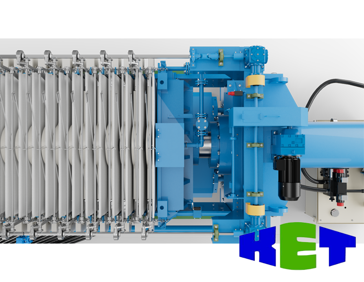 Moving Cloth Filter Press for Fully Automatic Dewatering
